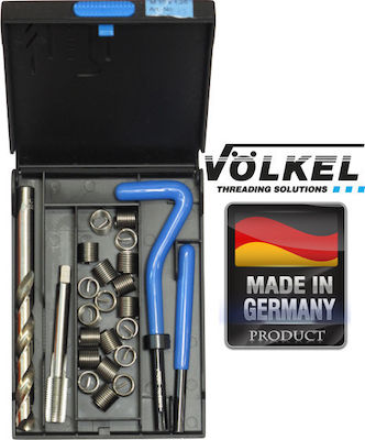 Voelkel 04007 Σετ Επιδιόρθωσης Σπειρωμάτων 4x0.70mm 24τμχ