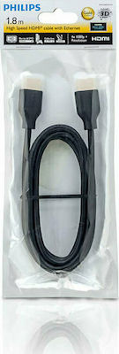 Philips HDMI 1.4 Cable HDMI male - HDMI male 1.8m Black