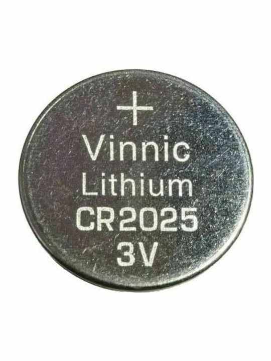 Vinnic Μπαταρία Λιθίου Ρολογιών CR2025 3V 1τμχ