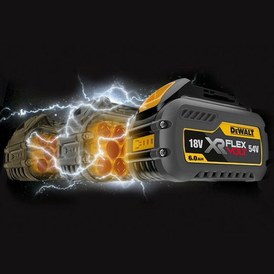 Dewalt Σετ 2 Μπαταριών Εργαλείου Λιθίου 18V Χωρητικότητας 6Ah με Φορτιστή Διπλός