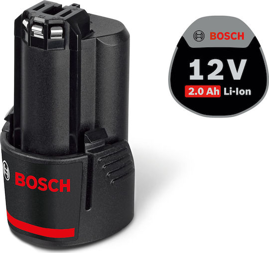 Bosch Комплект 2 Батерии за Инструменти Литиеви 12V Капацитет 2Ах със Зарядно GAL 12V-40