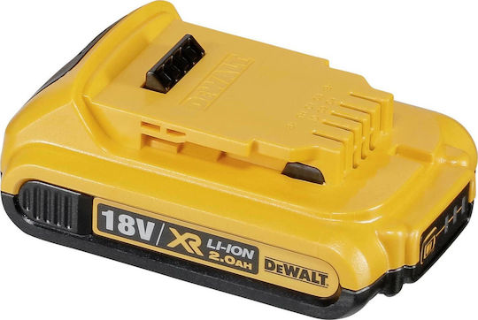 DEWALT Σετ 2 Μπαταριών Εργαλείου Λιθίου 18V Χωρητικότητας 2Ah με Φορτιστή
