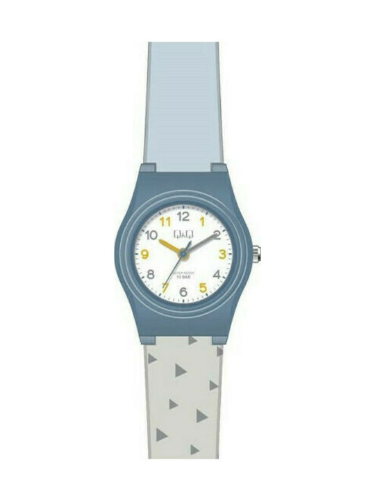 Q&Q Kids Analog Watch with Rubber/Plastic Strap Multicolour