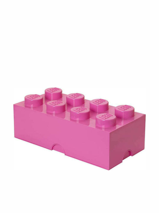 Lego Kids Plastic Toy Storage Box 8-Stud Purple 50x25x17cm