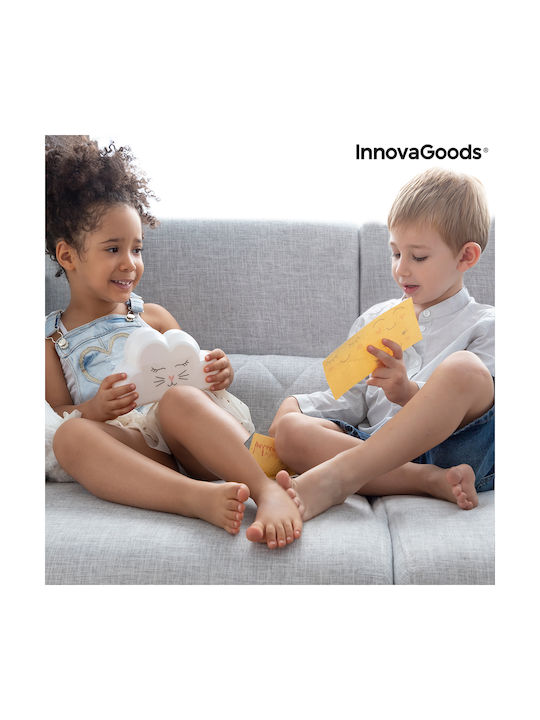 InnovaGoods Led Kids Projector Lamp Rainbow White 18x6x11εκ.