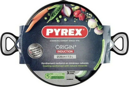 Pyrex Origin+ din Aluminiu 4.9lt / 24cm