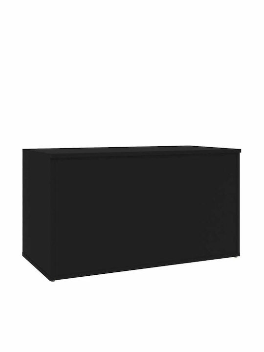 vidaXL Outdoor Storage Box Black L84xW42xH46cm