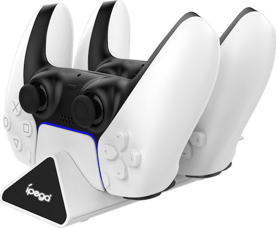 iPega p5012 double charging base Charging Station for 2 controllers PS5 White
