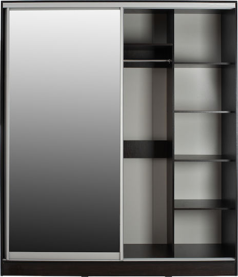 Adler Δίφυλλη Ντουλάπα Συρόμενη με Καθρέπτη 180x60x210cm Adler Δίφυλλη Ντουλάπα Συρόμενη με Καθρέπτη 180x60x210cm