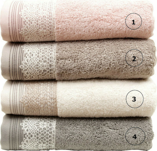 Anna Riska Hand Towel Karla 30x50cm 4 Grey Weight 600gr/m²