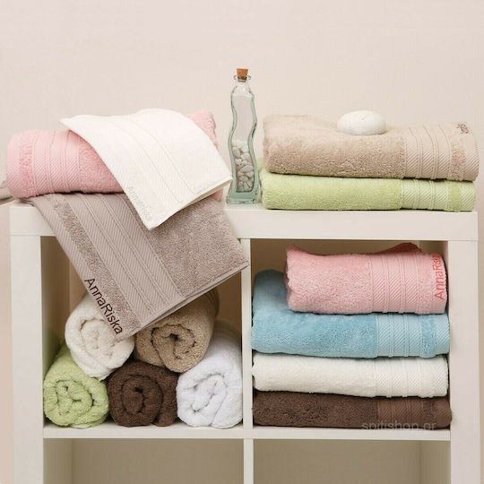 Anna Riska Πετσέτα Σώματος Soft 70x140εκ. Blush Pink Βάρους 600gr/m²