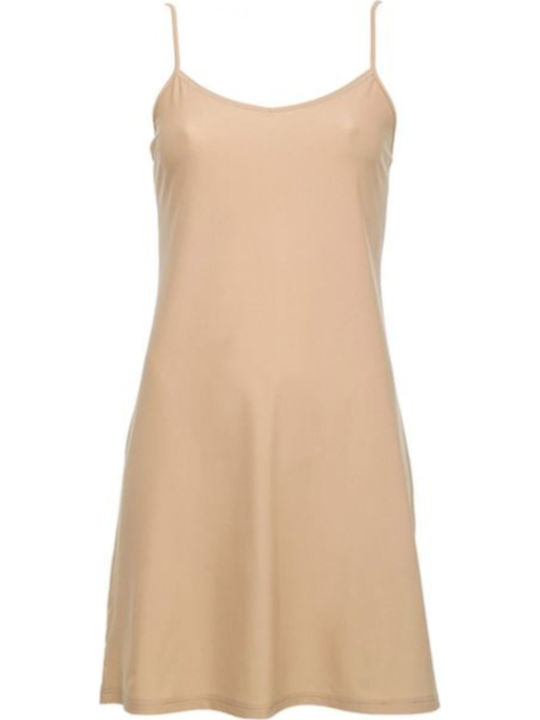 Elite Form Summer Women's Nightdress Beige