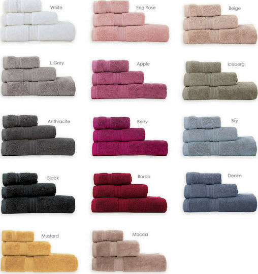Nef-Nef Homeware Хавлиена кърпа за тяло Aegean 80x160см. Деним Тегло 705гр/кв.м