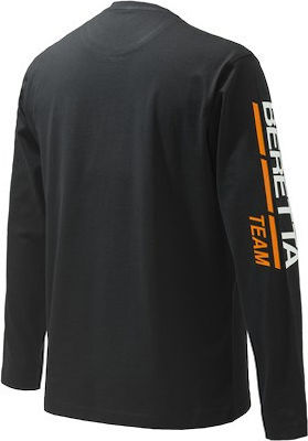 Beretta Team LS Sweatshirt 0999 Black in Black color 502056