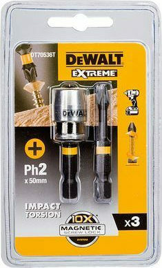 Dewalt Αντάπτορες HEX Σετ 2τμχ