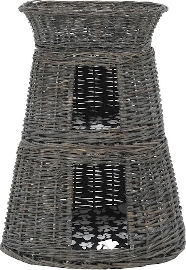 vidaXL Nest Katze Gray 47x34x60cm