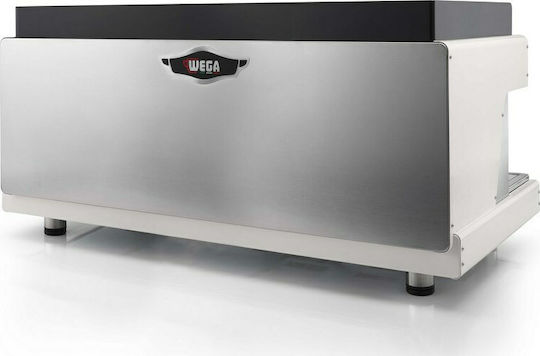 Wega Pegaso Opaque EVD Commercial Espresso Machine 3-Group Metallic White W98xD55.5xH51.5cm