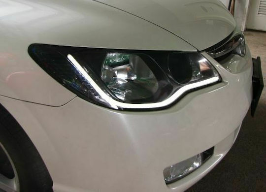 Dekoratives LED-Band für Autoscheinwerfer Weiß Farbe