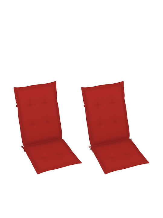Hölzernes mit Kissen Red 2Stück 56x70x110cm