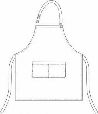 Egochef Apron Full Body White