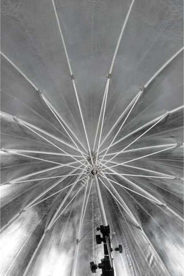 Skylux Parabolic Reflection Umbrella 180cm Ομπρέλα για Studio Black/Silver