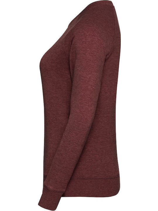 R-280F-0 Γυναικείο Φούτερ Maroon Marl