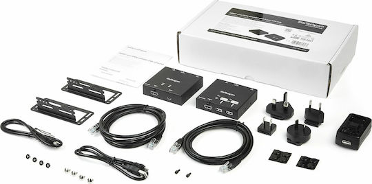 StarTech Μετατροπέας HDMI / RJ-45 female σε HDMI / RJ-45 / USB-A female 1τμχ ST121USBHD