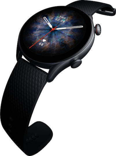 Amazfit GTR 3 Pro Aluminium 46mm Waterproof Smartwatch with Heart Rate Monitor (Infinite Black)