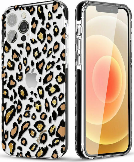 Kingxbar Wild Series Back Cover Σιλικόνης Leopard (iPhone 12 Pro Max)