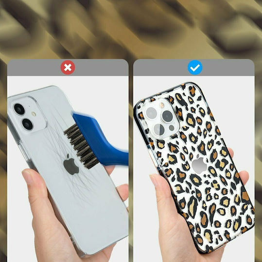 Kingxbar Wild Series Back Cover Σιλικόνης Leopard (iPhone 12 Pro Max)