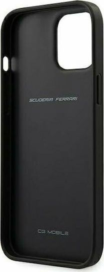 Ferrari Off Track Perforated Back Cover Plastic Roșu (iPhone 12 Pro Max)