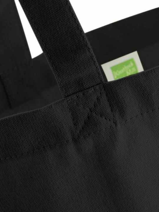 Westford Mill W801 Cotton Shopping Bag in Black color
