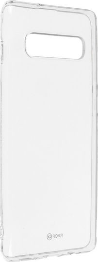 Roar Colorful Jelly Back Cover Silicone Transparent (Galaxy S10+)
