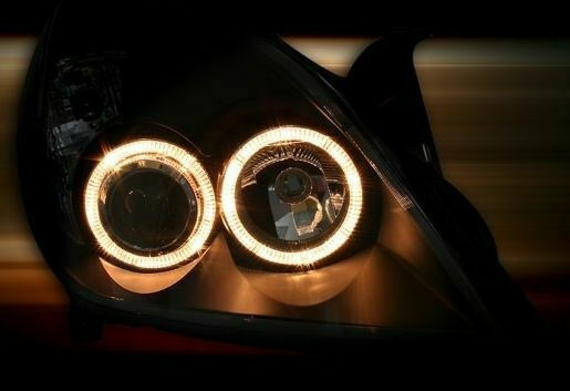 Depo Μπροστινά Φανάρια Angel Eyes για Opel Signum / Vectra 2005-2009 2τμχ