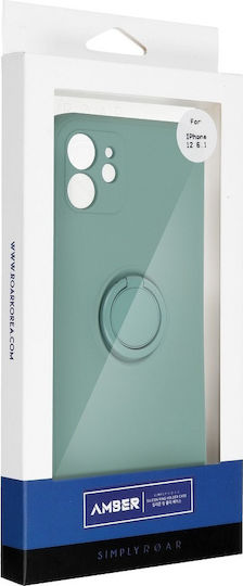 Roar Amber Задна корица Силикон Зелен (iPhone 12 / 12 Pro)