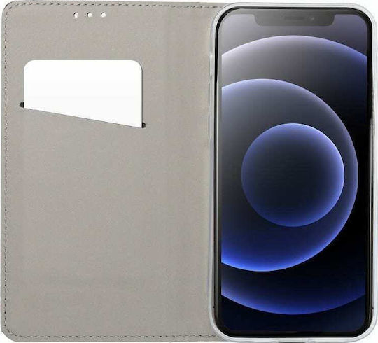 Forcell Smart Magnet Book Δερματίνης Μαύρο (Redmi Note 9)