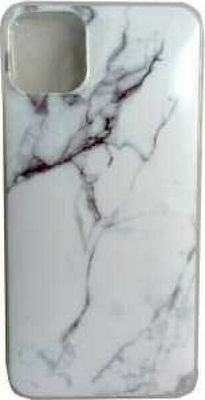 Wozinsky Marble Silicone Back Cover White (Xiaomi Mi 10 Lite)