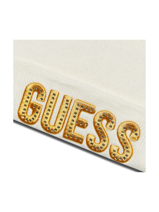 Guess Kids Beanie Knitted Beige