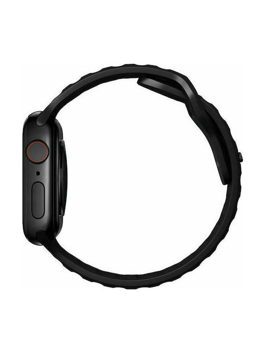 Nomad Sport Strap M/L Strap Silicone with Pin Black (Apple (Apple Watch 44/45/46mm/Ultra 49mm)