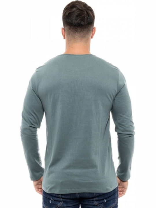 Splendid Men's Long Sleeve Blouse Green