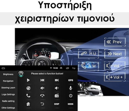 Auto-Audiosystem für Toyota Proace Honda City Proace Stadt 2018+ (Bluetooth/USB/AUX/WiFi/GPS/Apple-Carplay/Android-Auto) mit Touchscreen 10"