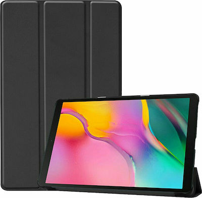 Tri-Fold Flip Cover Δερματίνης / Σιλικόνης Μαύρο (MatePad T10/T10s)