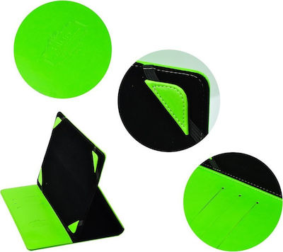 Blun Flip Cover Flip Cover Piele artificială Verde (Universal 8" - Universal 8") BLUN8G