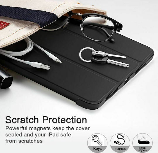 ESR Rebound Pencil Flip Cover Δερματίνης Μαύρο (iPad Pro 2020 12.9")