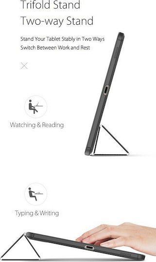 Dux Ducis Toby Armored Klappdeckel Schware (Galaxy Tab S6 Lite 10.4)