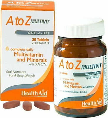 Health Aid A To Z Multivit Vitamin for Energy 30 tabs