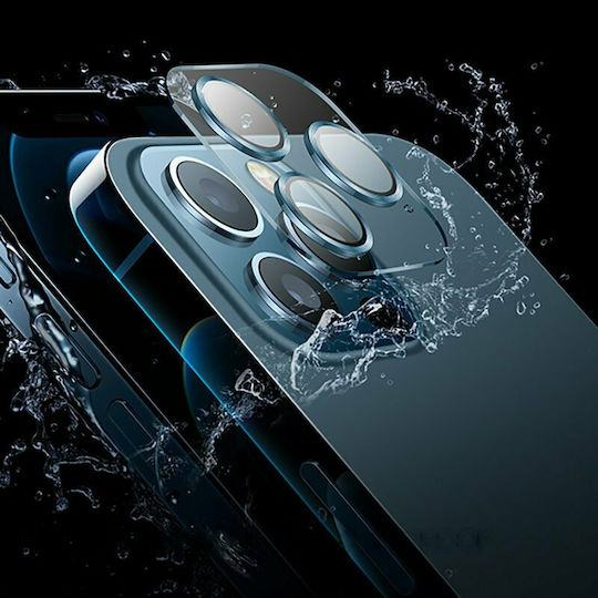 Joyroom Protector Shining Series JR-PF688 Προστασία Κάμερας Tempered Glass Μαύρο για το iPhone 12 Pro