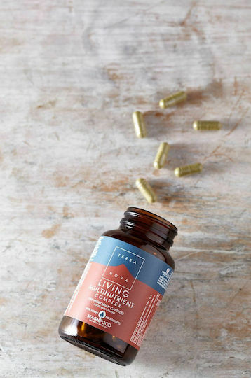 TerraNova Living Multinutrient Complex Multivitamin for Energy 900mg 50 veg. caps