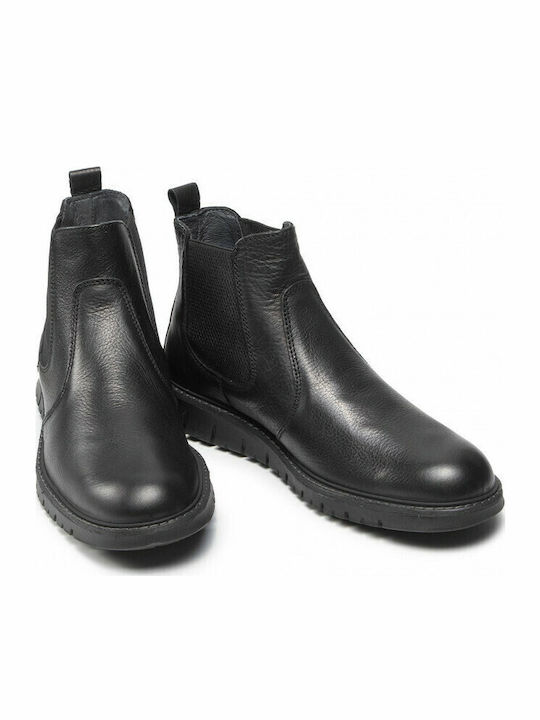 8110000 Leder Anatomic Chelsea Herrenstiefel Schwarz