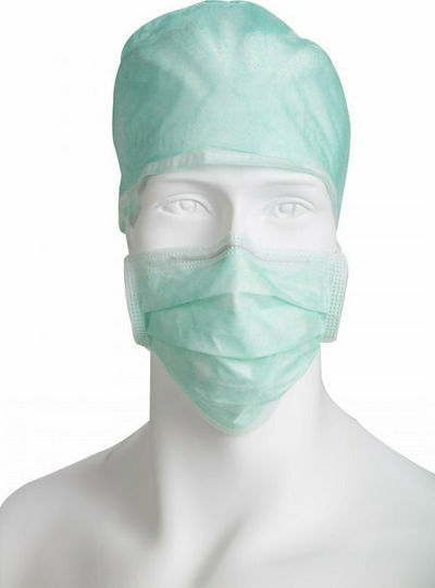 Bournas Medicals Softcare Single-Use Protection Mask Protective Mask Green 121.012.IS 50pcs